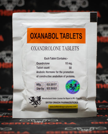 OXANABOL 50tab British Dragon Thai 1tab/10mg